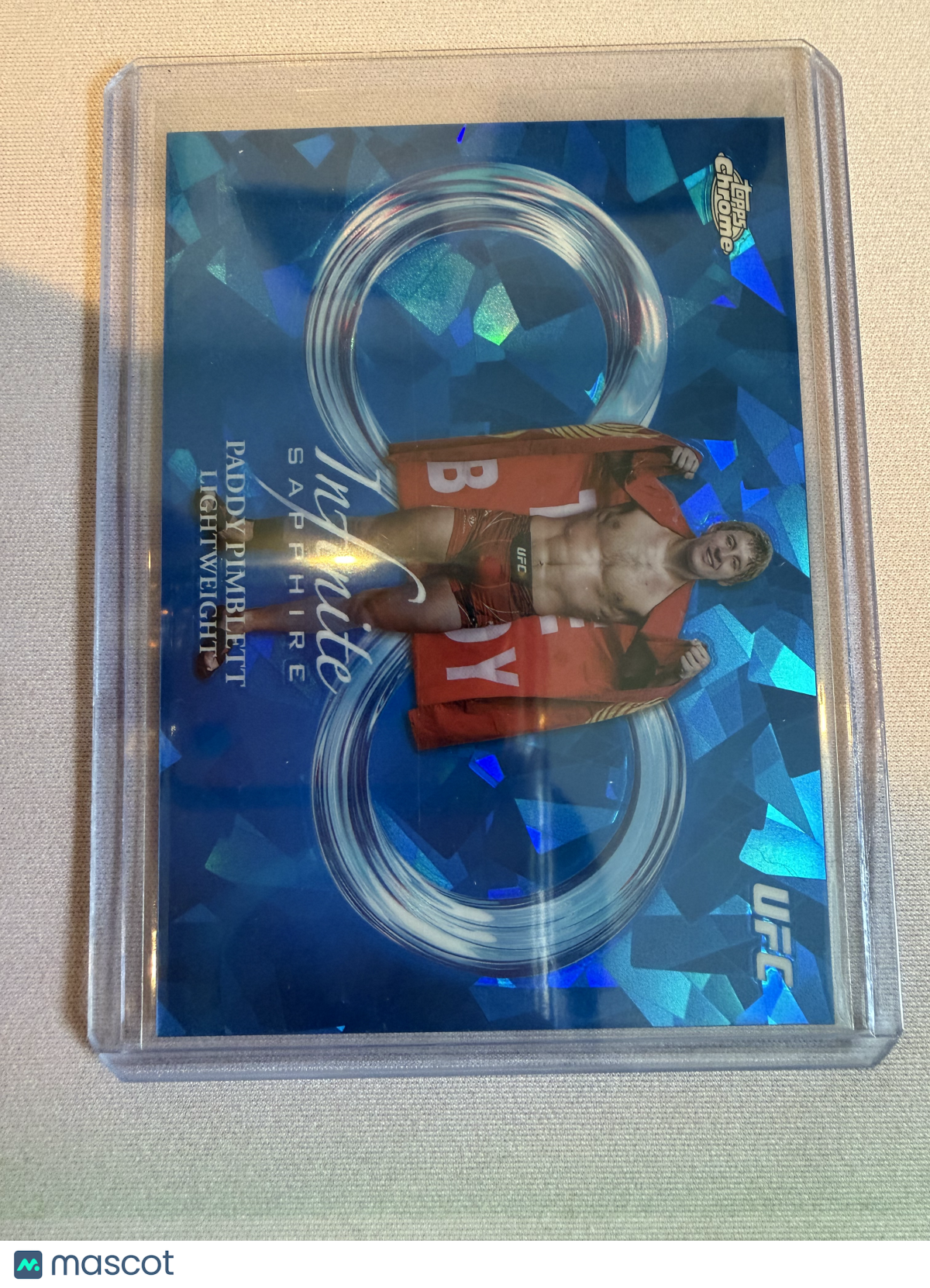 2024 Topps Chrome UFC Sapphire Infinite Paddy Pimblett
