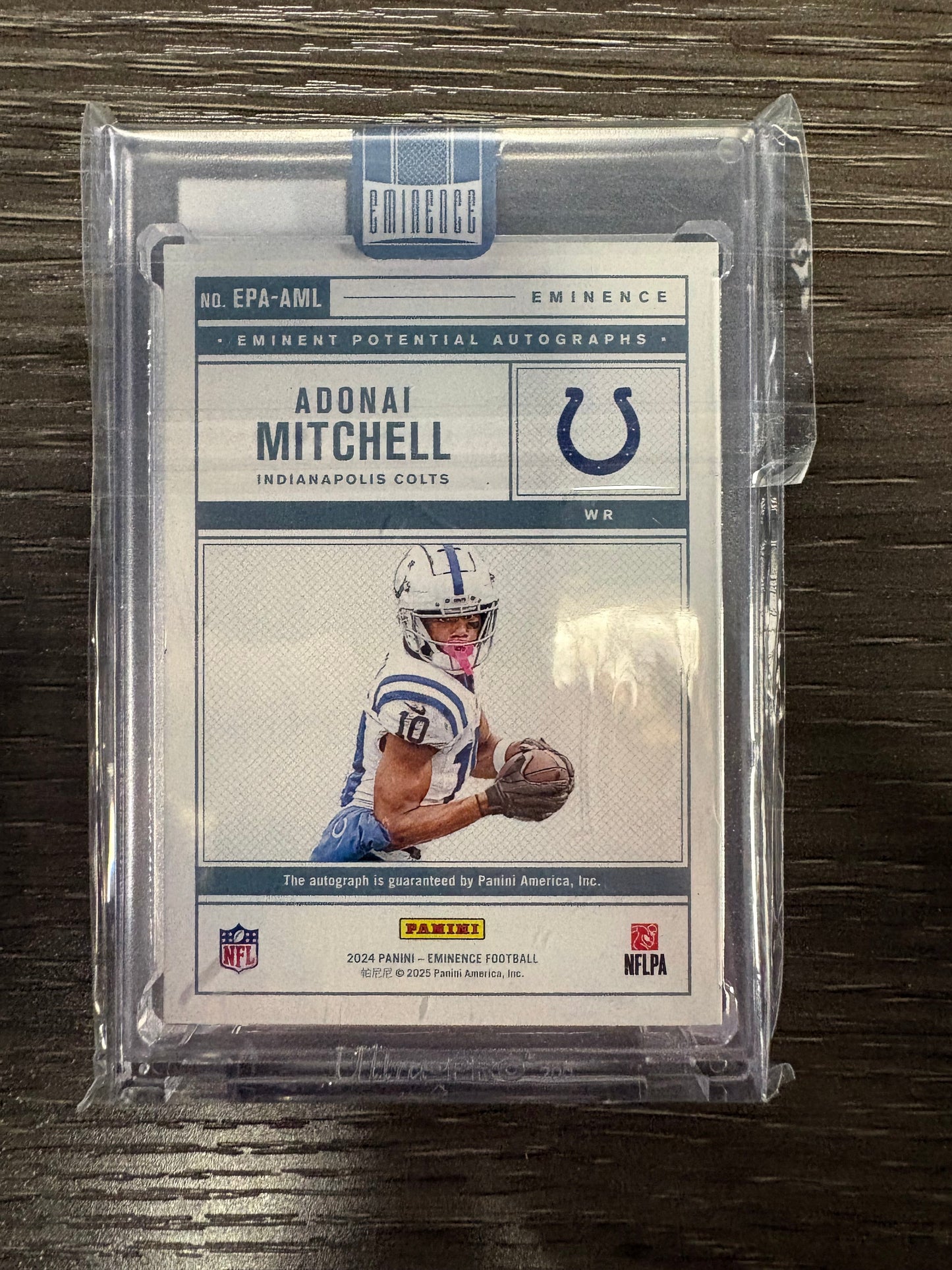 2025 Panini Eminence Eminent Potential Adonai Mitchell #EPA-AML /10