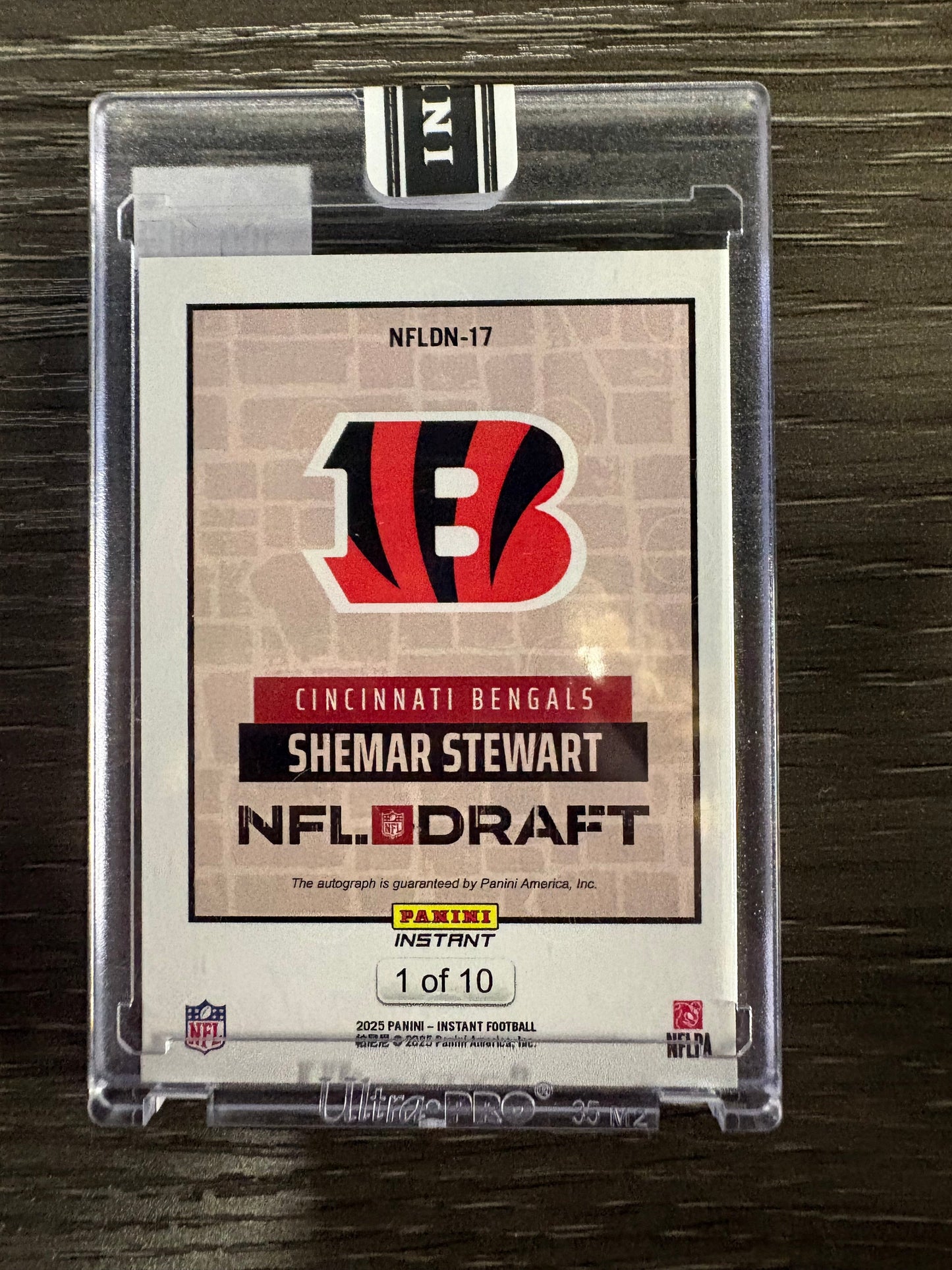2025 Panini Instant NFL Draft Shemar Stewart #NFLDN-17 RC