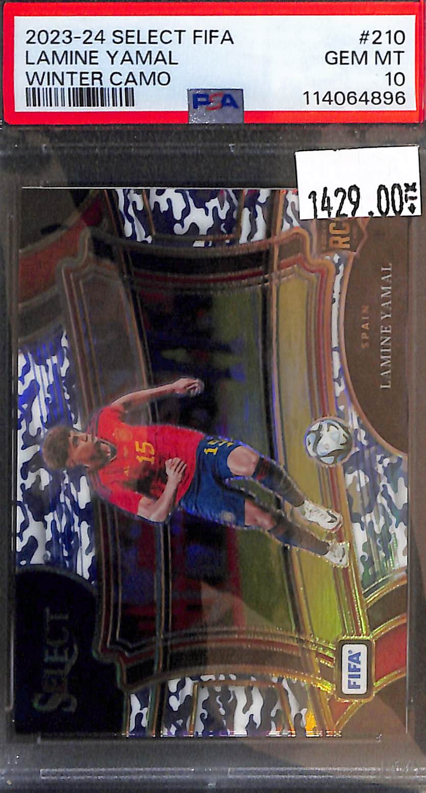 2023-24 Select FIFA Lamine Yamal Winter Camo PSA 10 66/99