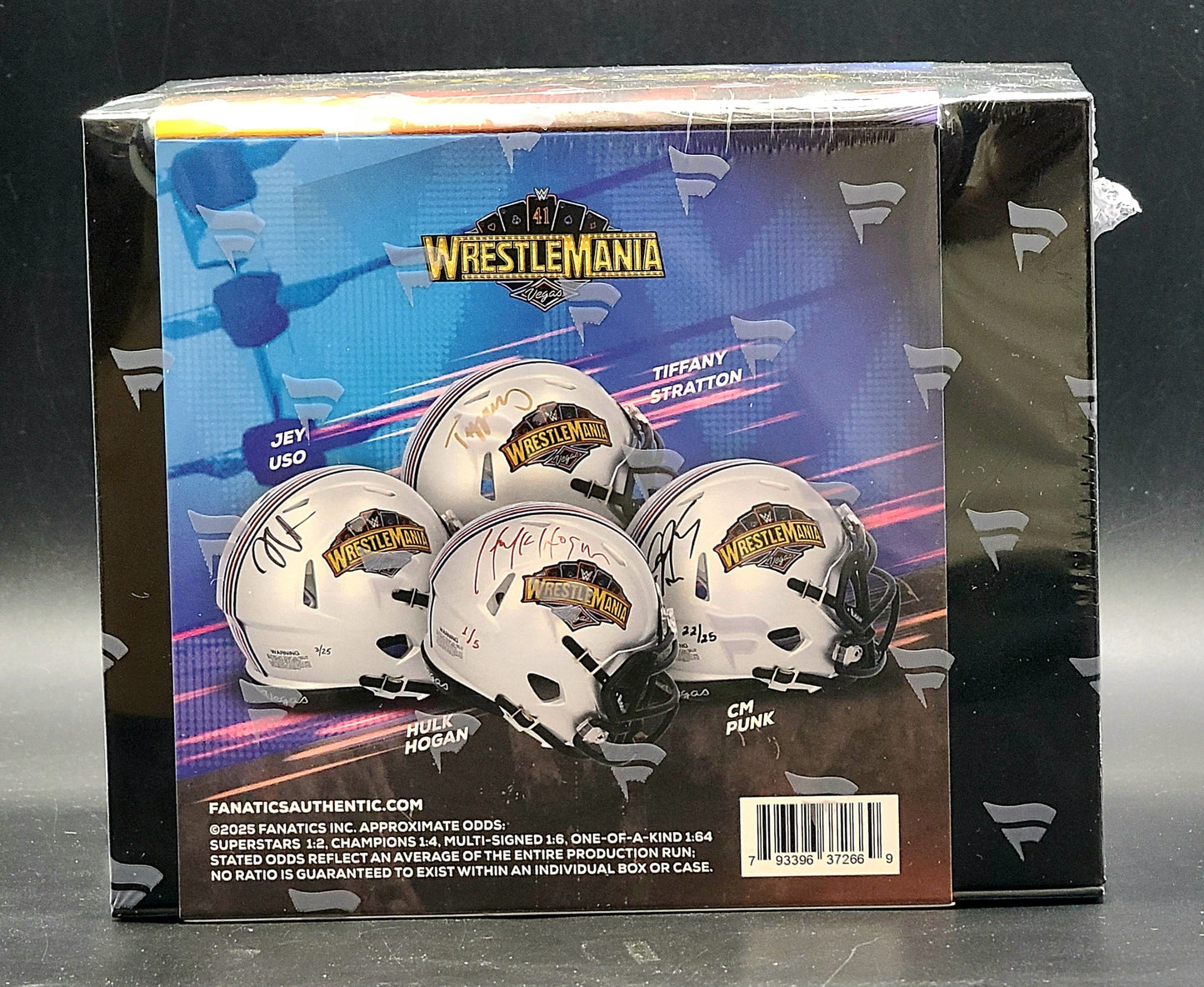 2025 Fanatics Under Wraps WWE WrestleMania 41 Mini Helmets