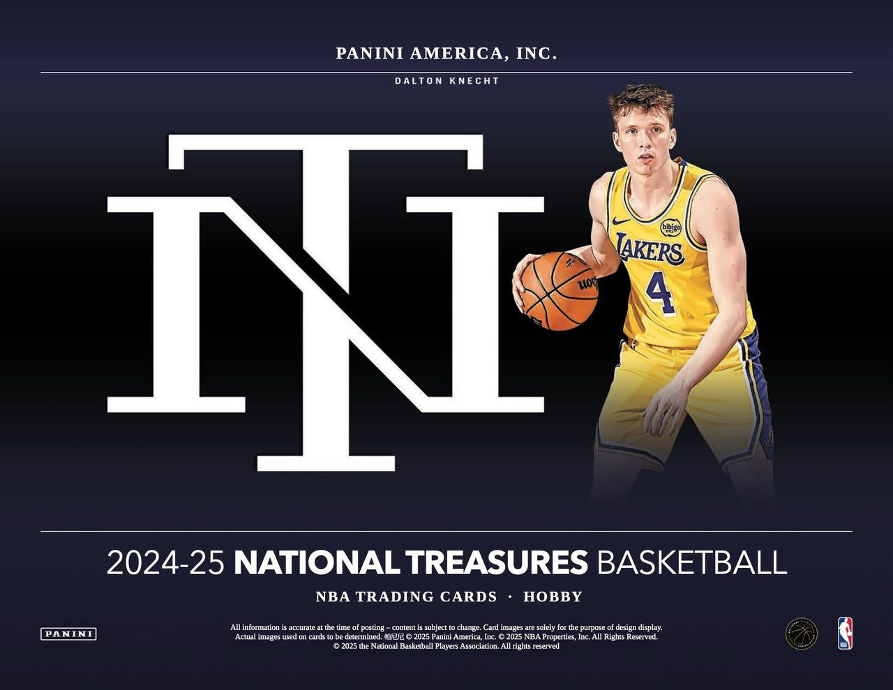 2024/25 Panini National Treasures Basketball Hobby Box