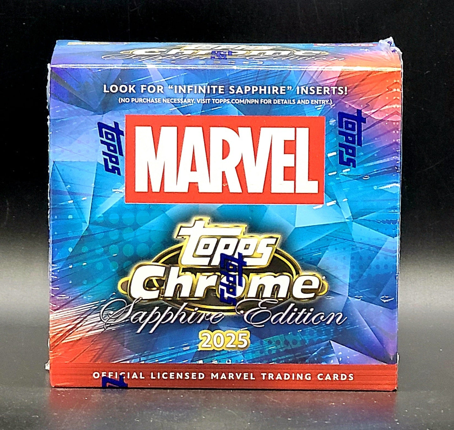 2025 Topps Marvel Chrome Sapphire Edition Box