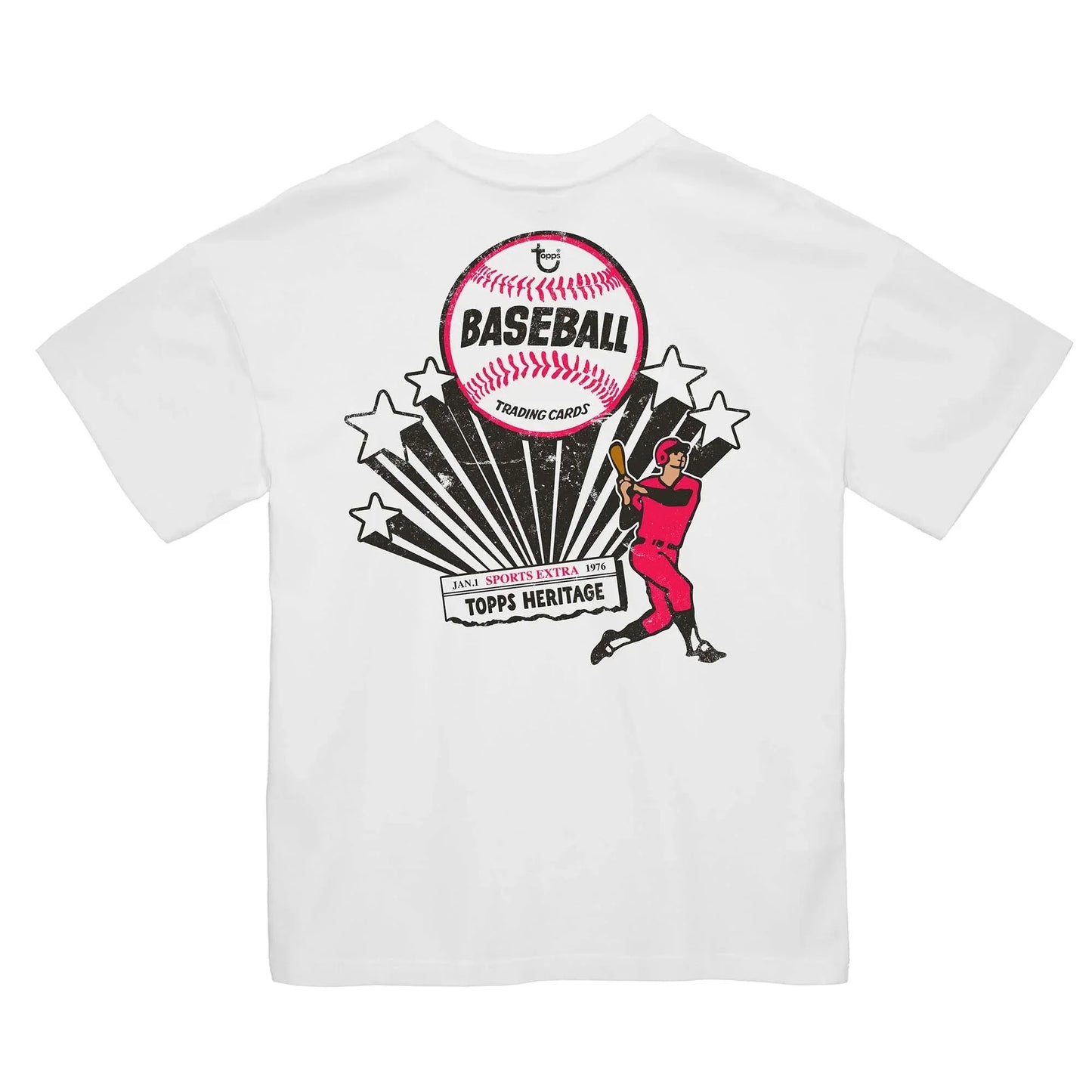 Topps Heritage White Sports Extra Pocket Tee