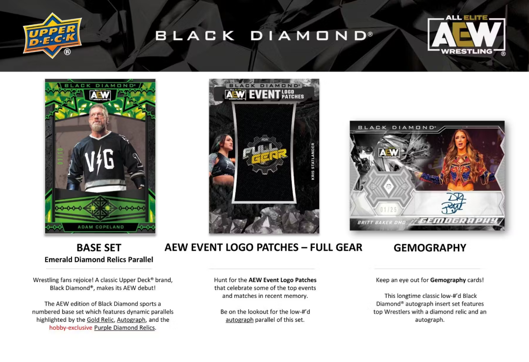2024 Upper Deck AEW Black Diamond Wrestling Hobby Box