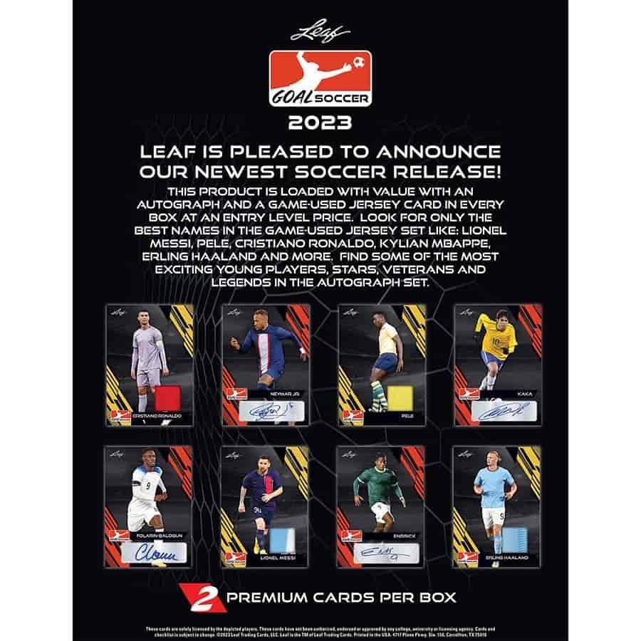 Leaf Trading Cards - 2023 Leaf GOAL!! Football (Soccer) - Hobby Box