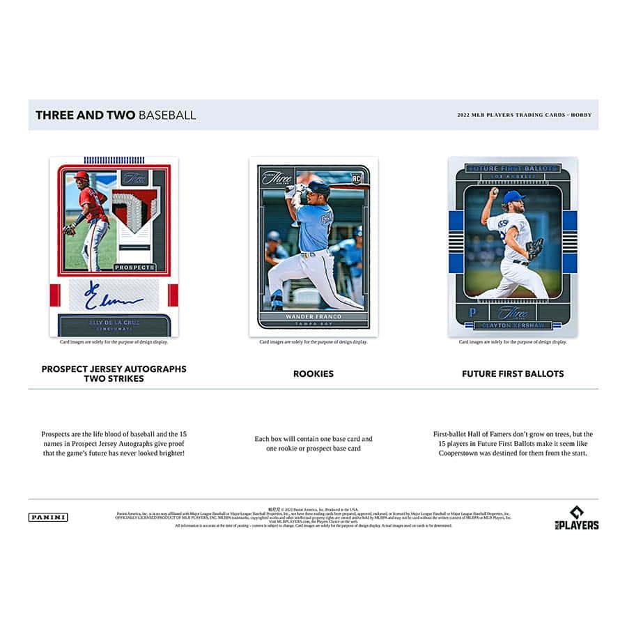 Panini - 2022 Three and Two Baseball (MLB) - Hobby Box