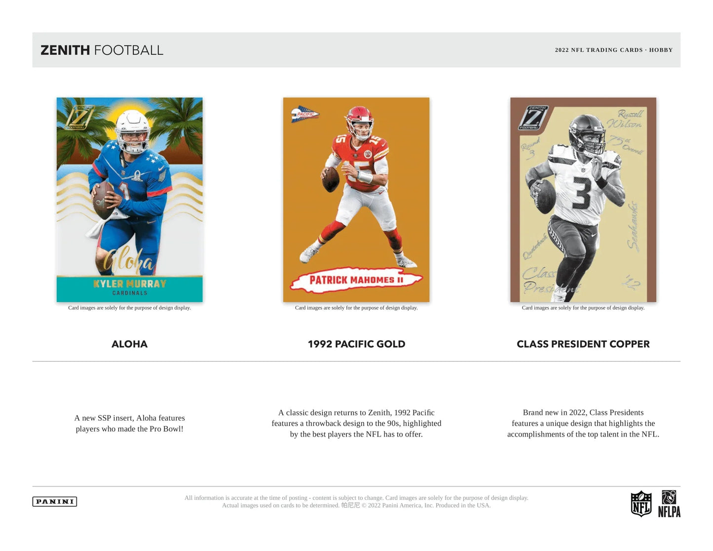 Panini - 2022 Zenith American Football (NFL) - Hobby Box