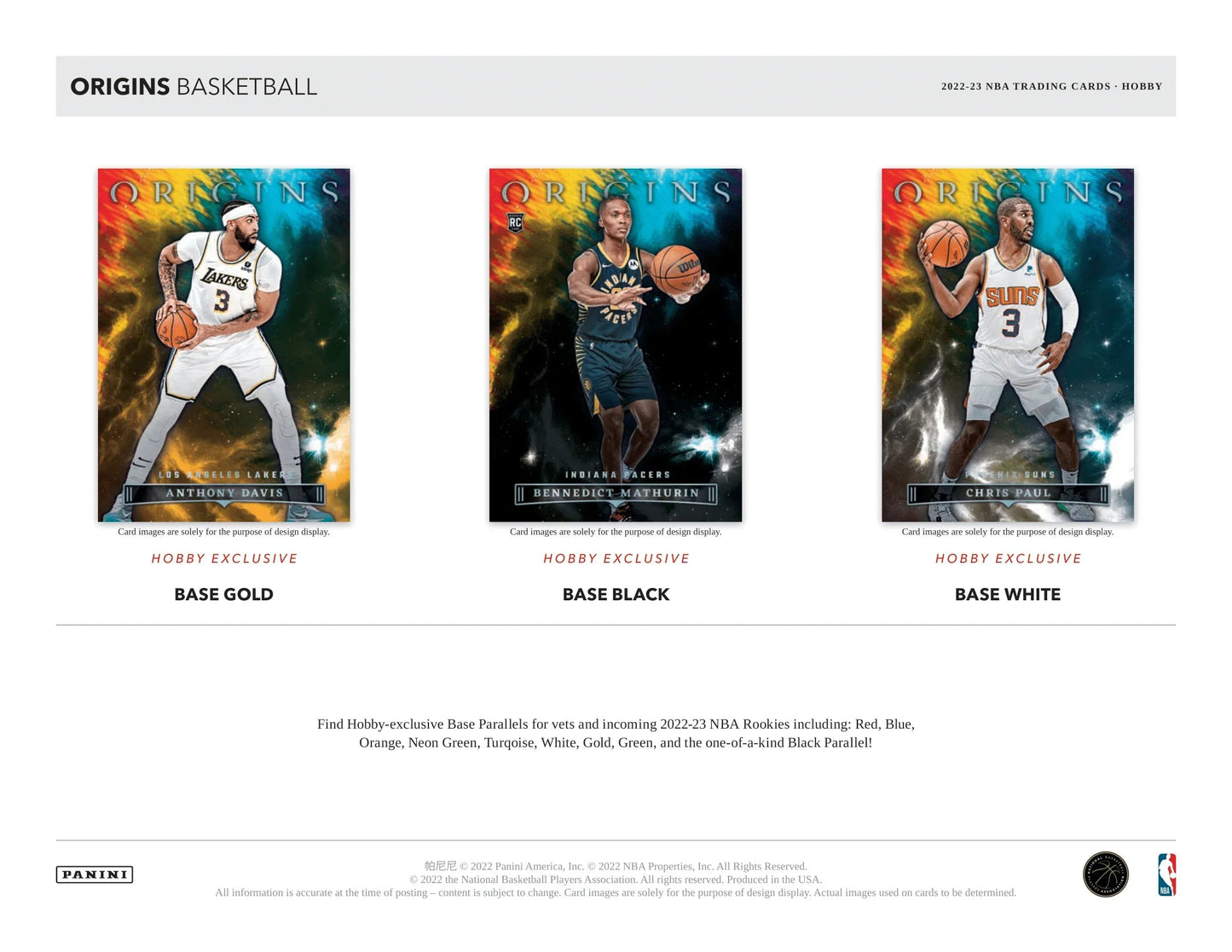 Panini - 2022/23 Origins Basketball (NBA) - Hobby Box