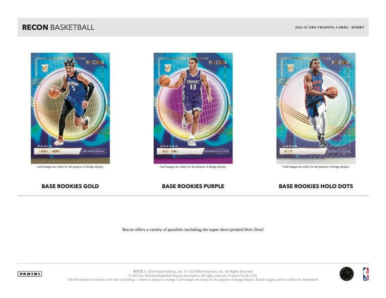 Panini - 2022/23 Recon Basketball (NBA) - Hobby Box