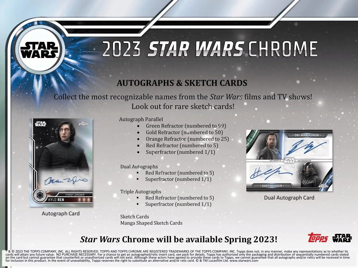 Topps - 2023 Chrome Star Wars - Hobby Box
