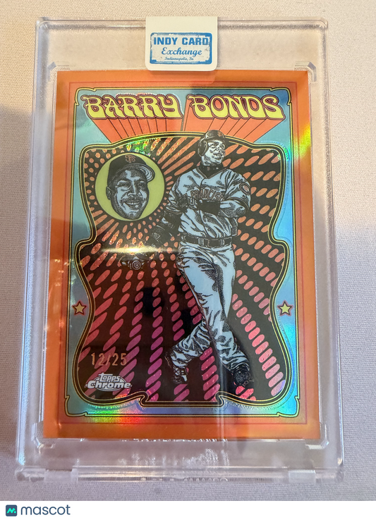 2025 Topps Chrome Ultra Violet All-Stars Barry Bonds #UV-13 Orange Refractor /25