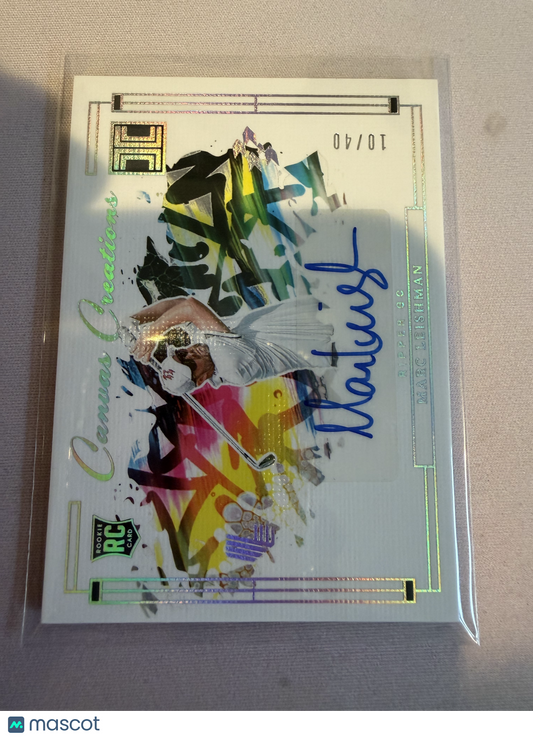 2025 Panini Impeccable LIV Golf Canvas Creations Marc Leishman #CC-MLS /40 RC