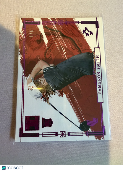 2025 Panini Impeccable LIV Golf Cameron Smith #65 Purple /5
