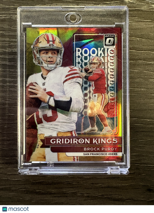 2023 Panini Donruss Optic Gridiron Kings Brock Purdy #RGK-2 Prizm /10