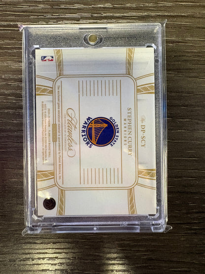 2025 Panini Flawless Stephen Curry #DP-SCY /10 Dual Patches