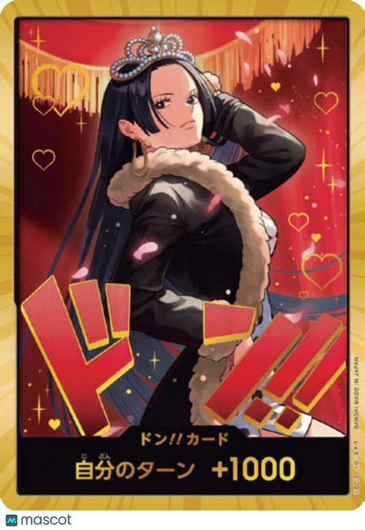 2023 Bandai One Piece TCG Pillars of Strength Boa Hancock Japanese DON!! Card