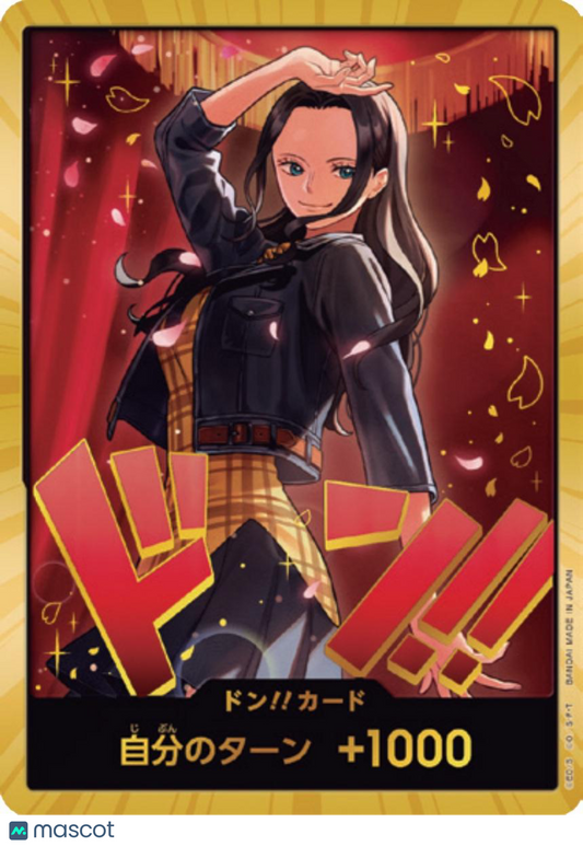 2023 One Piece Card Game 1st Anniversary Set Nico Robin Japanese DON!! Card