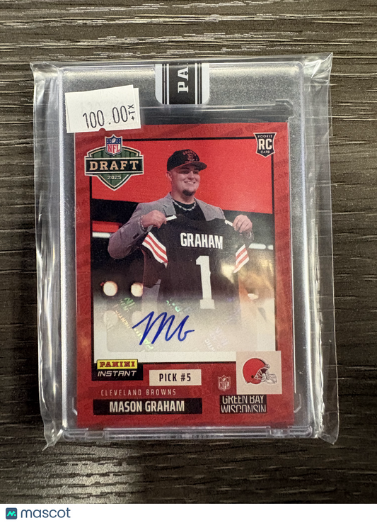 2025 Panini Instant NFL Draft Mason Graham #NFLDN-5 RC