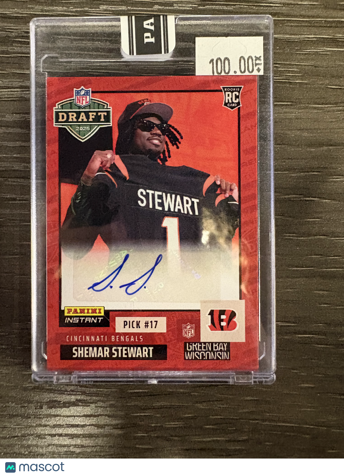 2025 Panini Instant NFL Draft Shemar Stewart #NFLDN-17 RC