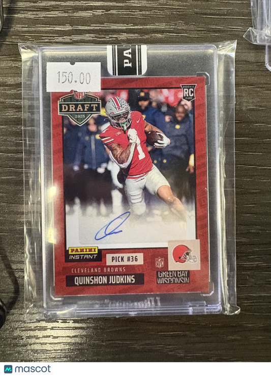 2025 Panini Instant NFL Draft Quinshon Judkins #NFLDN-26 RC