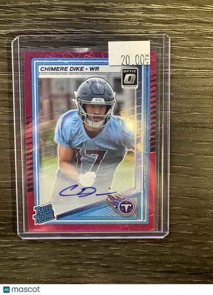 2025 Panini Donruss Optic Chimere Dike #269 Pink Velocity /75