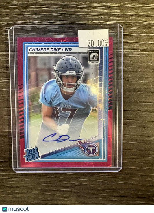 2025 Panini Donruss Optic Chimere Dike #269 Pink Velocity /75