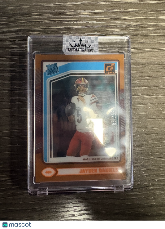 2025 Panini Clearly Donruss Jayden Daniels #52 Orange /188