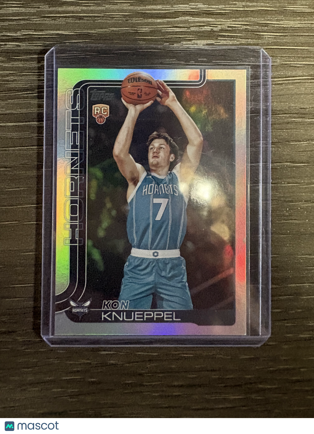 2025 Topps Flagship Kon Knueppel #204 Silver Foil RC