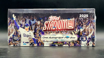 2025 Topps Stadium Club Baseball Hobby Box