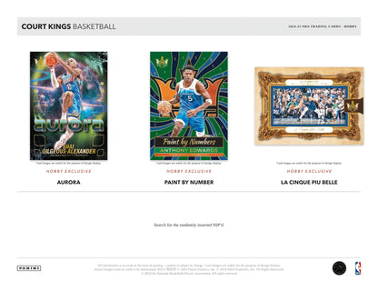 Panini - 2024/25 Court Kings Basketball (NBA) - Hobby Box