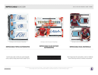Panini - 2024/25 Impeccable Football (Soccer) - Hobby Box