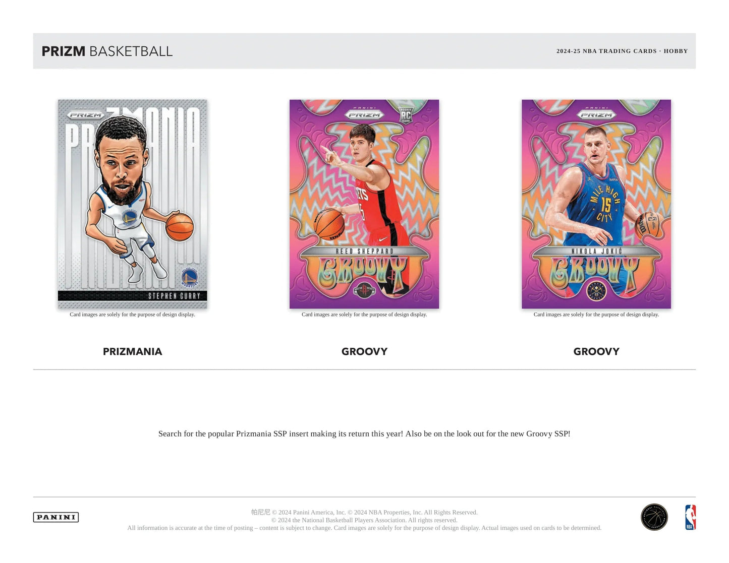 Panini - 2024/25 Prizm Basketball (NBA) - Hobby Box