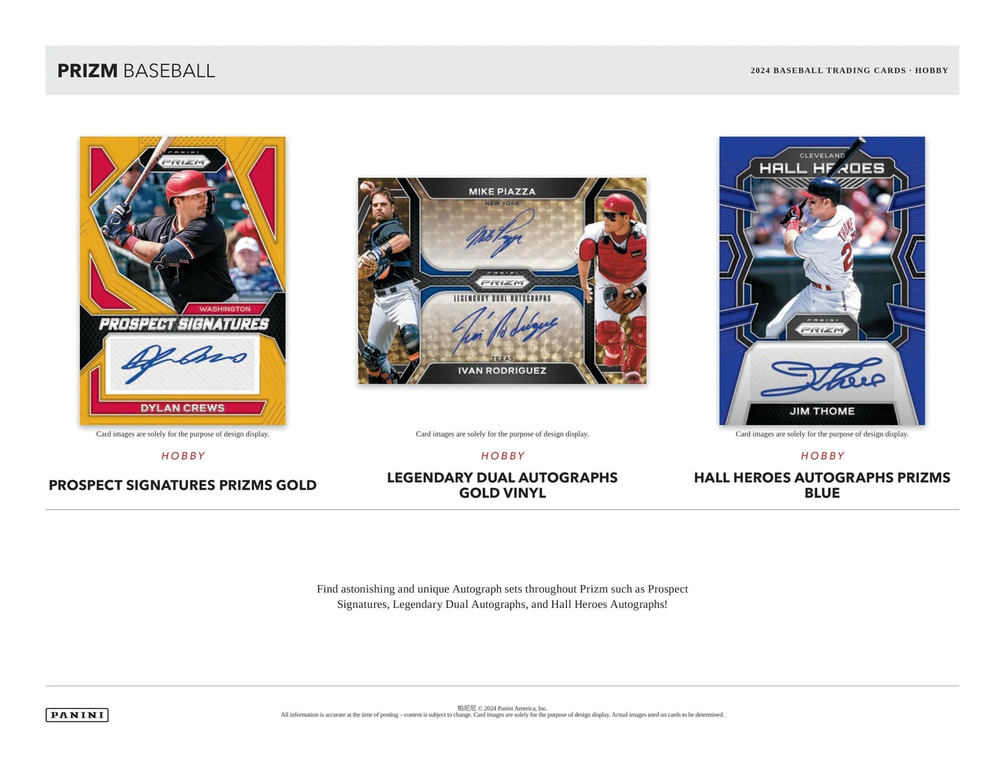 Panini - 2024 Prizm Baseball (MLB) - Hobby Box
