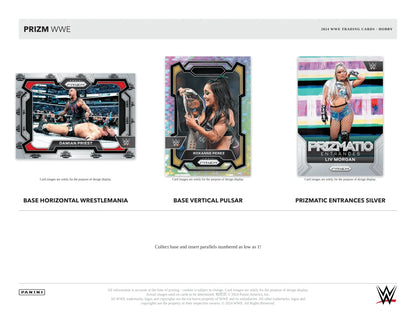 Panini - 2024 Prizm WWE Wrestling - Hobby Box (12 Packs)