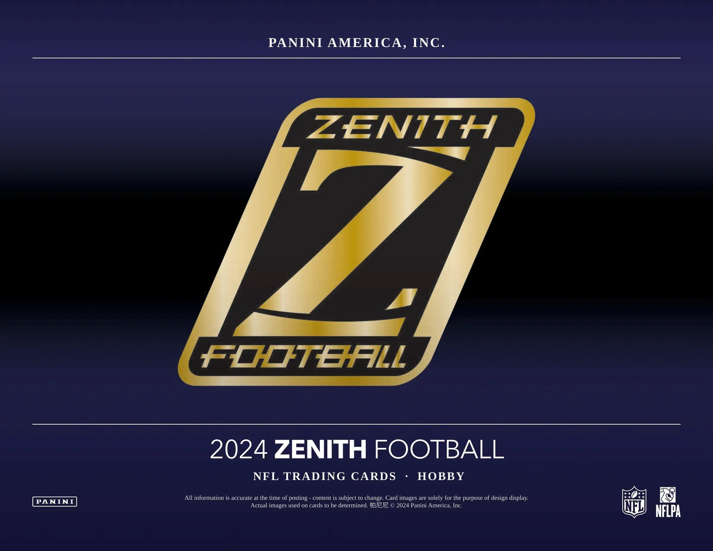 Panini - 2024 Zenith American Football (NFL) - Hobby Box