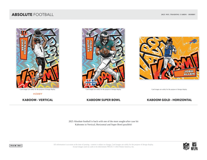 Panini - 2025 Absolute American Football (NFL) - Hobby Box