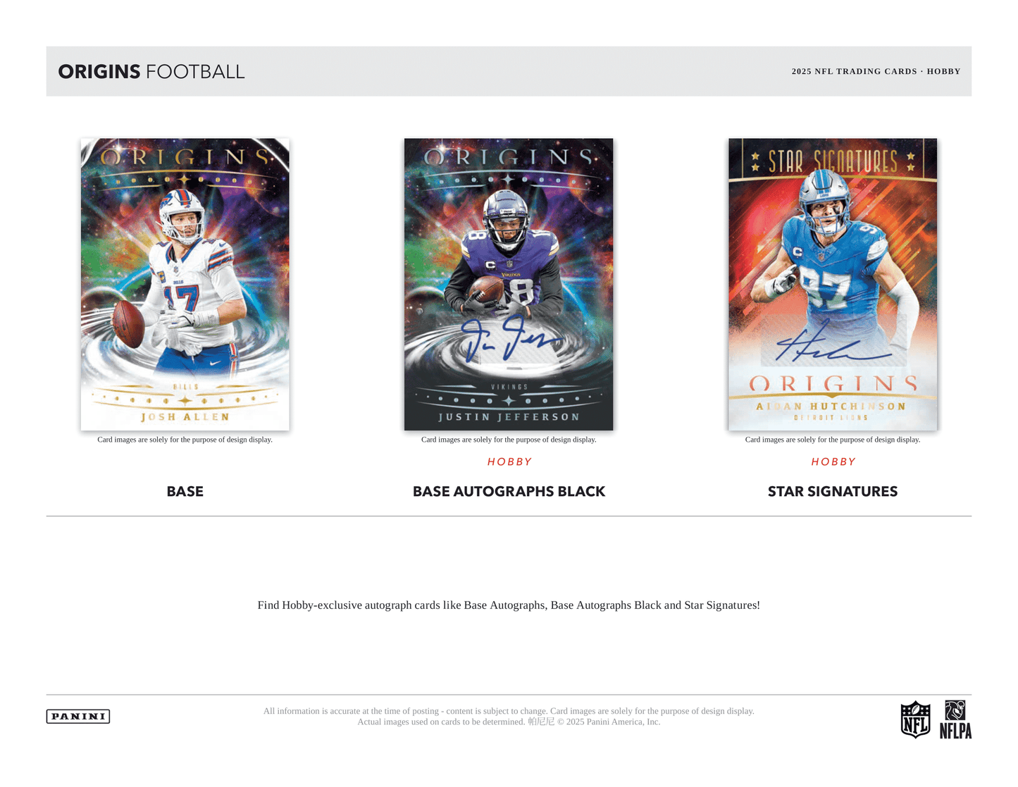 Panini - 2025 Origins American Football (NFL) - Hobby Box