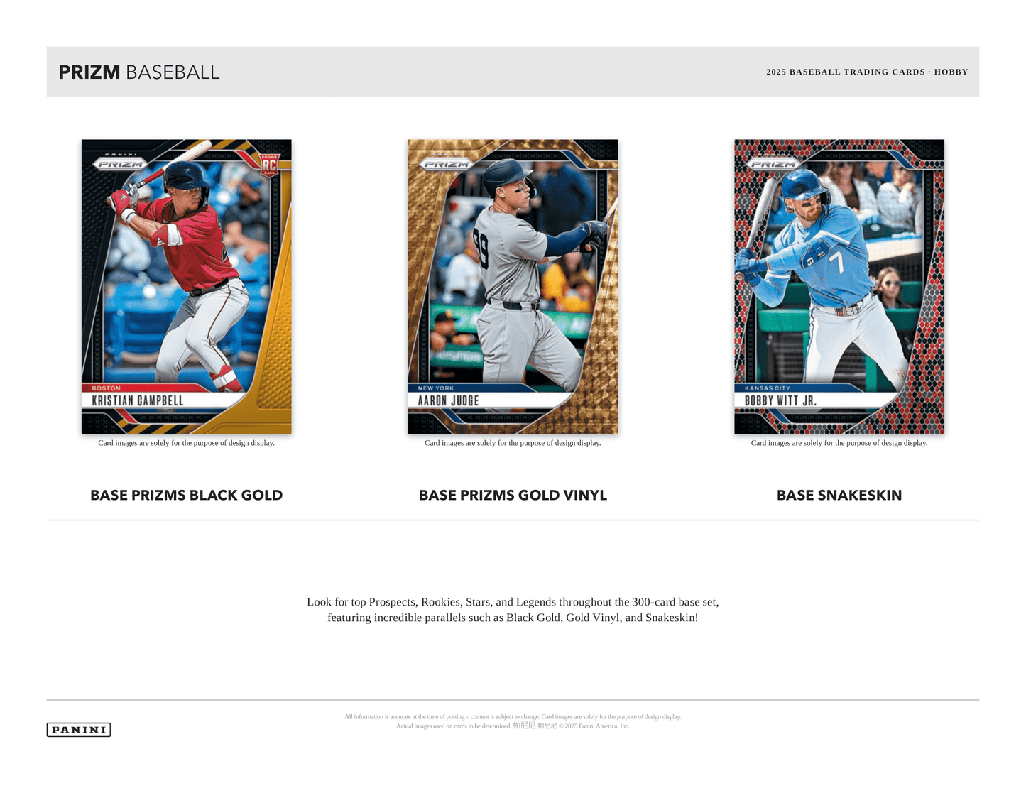 Panini - 2025 Prizm Baseball (MLB) - Hobby Box