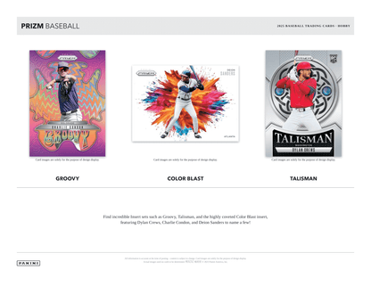 Panini - 2025 Prizm Baseball (MLB) - Hobby Box