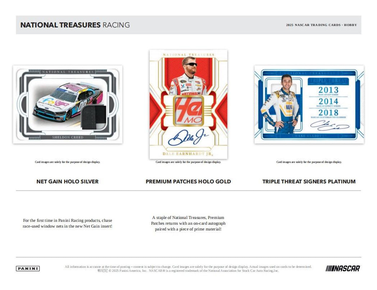 2025 Panini National Treasures Racing Hobby Box