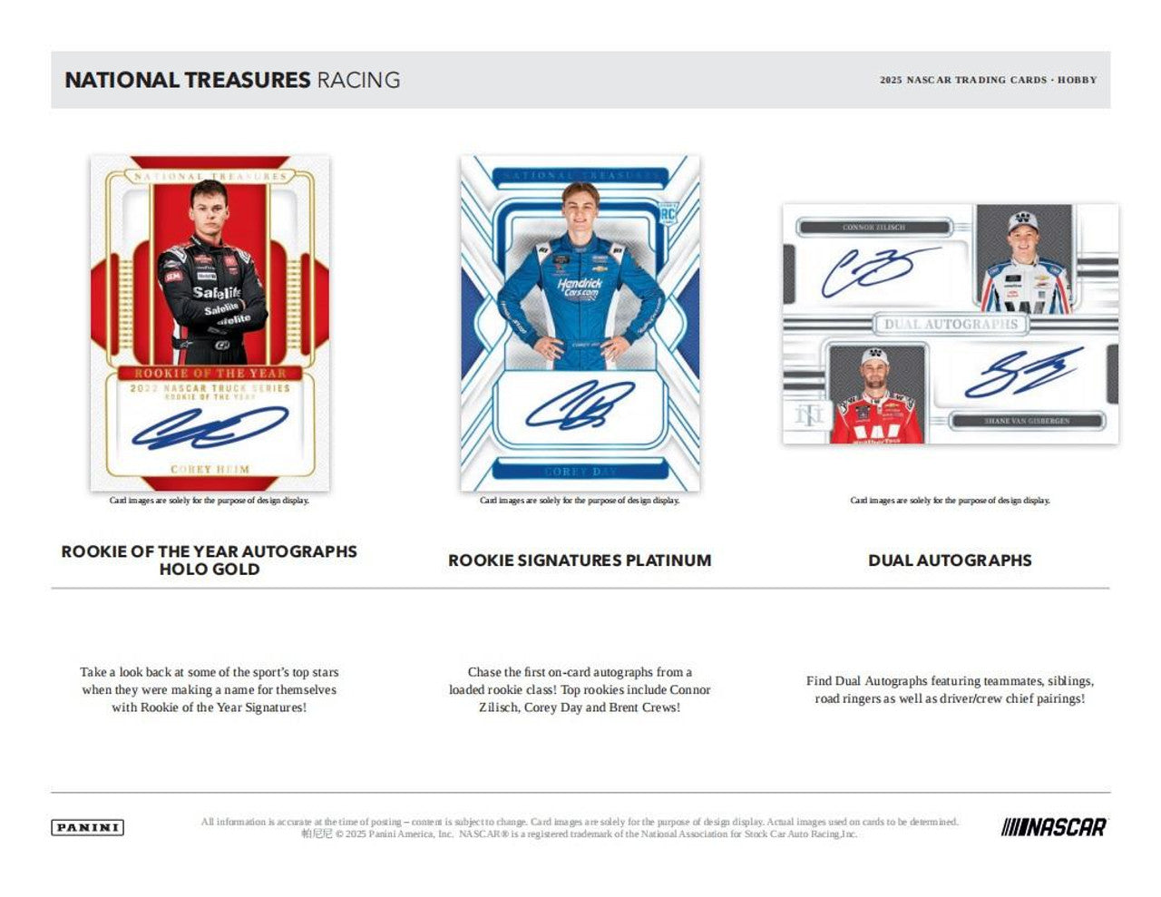 2025 Panini National Treasures Racing Hobby Box