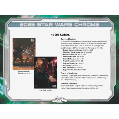 2025 Topps Star Wars Chrome Galaxy Hobby Box