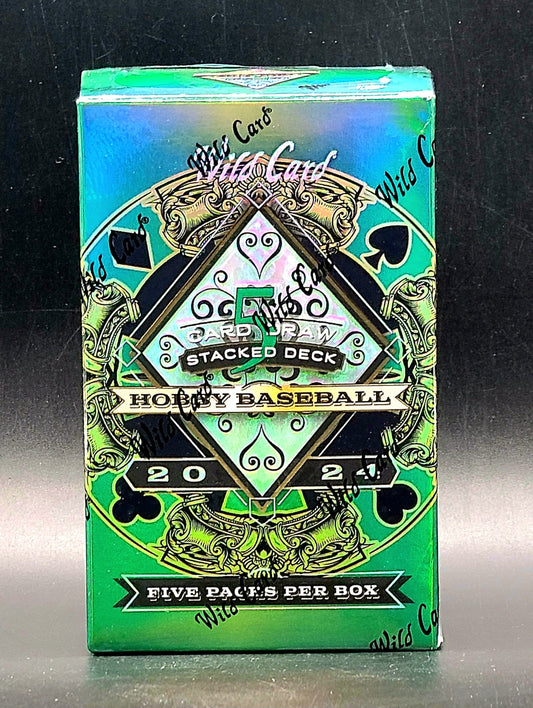 2024 Wild Card 5 Card Draw Stacked Deck Baseball Box