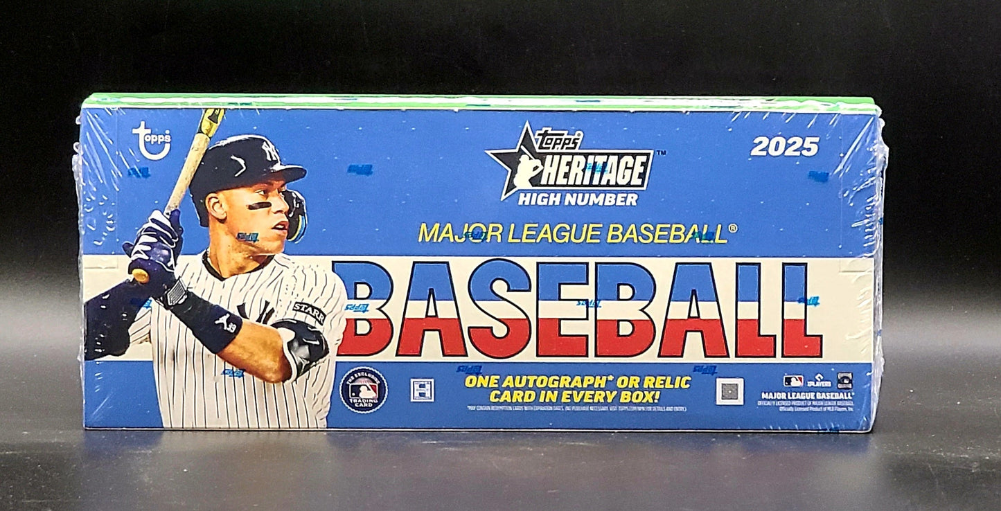 2025 Topps Heritage High Number Baseball Hobby Box