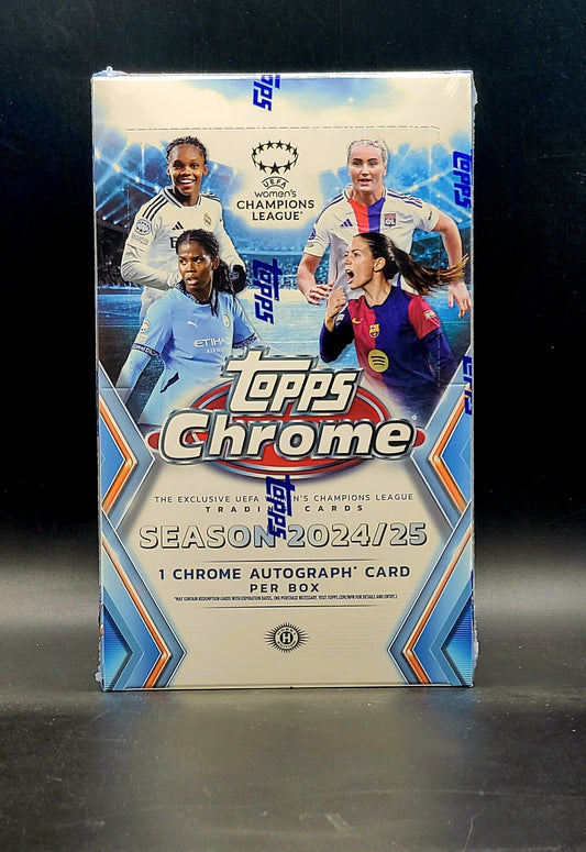 2024/25 Topps UEFA Women's Champions League Chrome Soccer Hobby Box