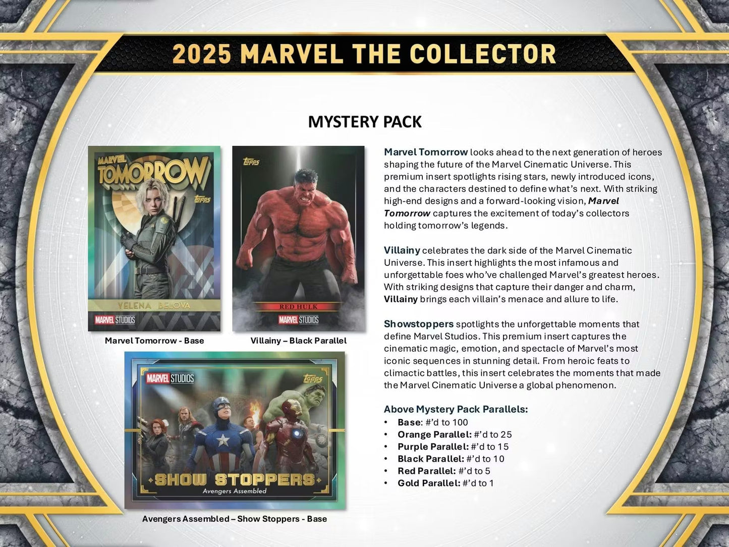 2025 Topps Marvel The Collector Hobby Box