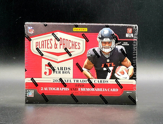 2023 Panini Plates & Patches Football Hobby Box