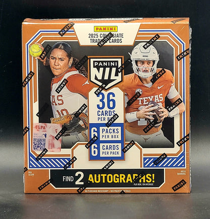 2025 Panini NIL University of Texas Hobby Box
