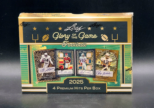 2025 Leaf Glory of the Game Football Hobby Box